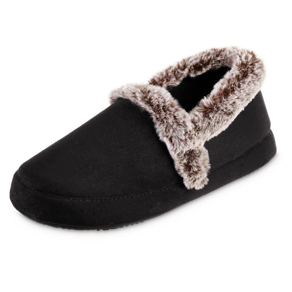 isotoner Women's Memory Foam Microsuede A Line ECO Comfort Recycled Slippers 5-6